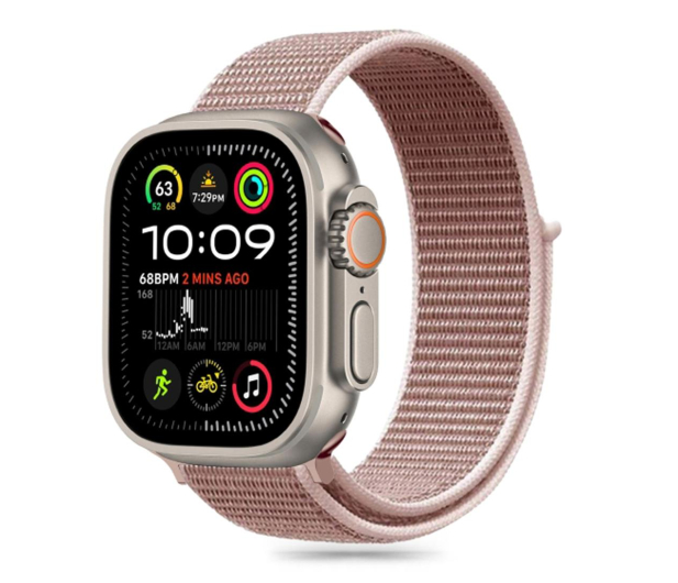 TECH-PROTECT Nylon do Apple Watch 44/45/46/49 mm Dusty Rose 5906302370757 - 1296612 - zdjęcie